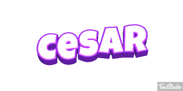 Cesar Text effect