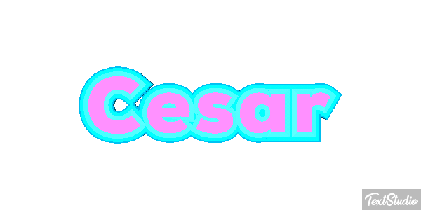 Cesar Text effect