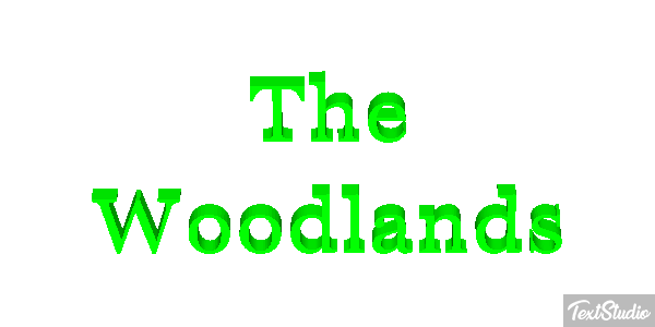 The Woodlands Texteffekt
