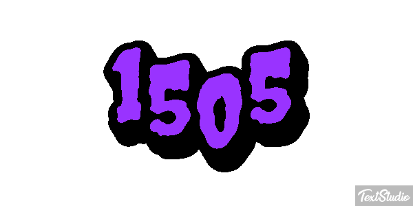 1505 Tekst effect
