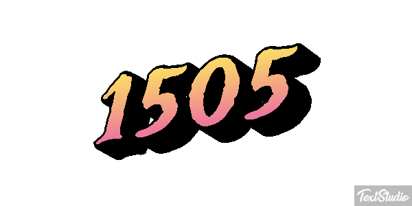 1505 Tekst effect