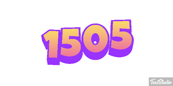 1505 Tekst effect