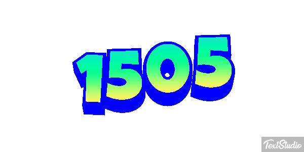 1505 Tekst effect