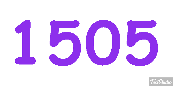 1505 Tekst effect