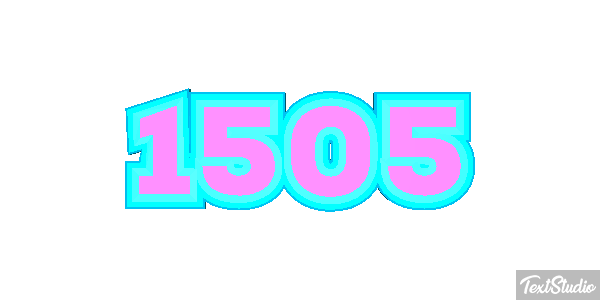 1505 Tekst effect