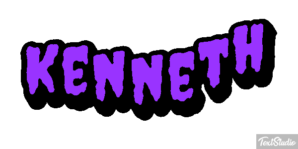 Kenneth Текстовый эффект
