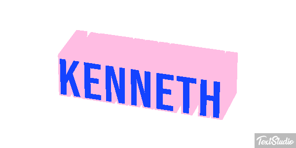Kenneth Текстовый эффект