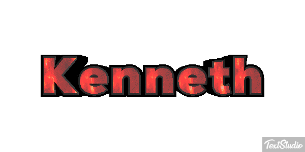 Kenneth Текстовый эффект