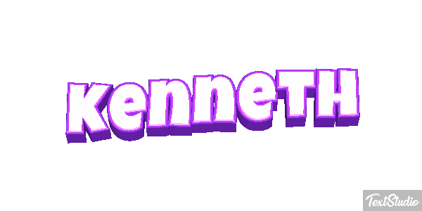 Kenneth Текстовый эффект