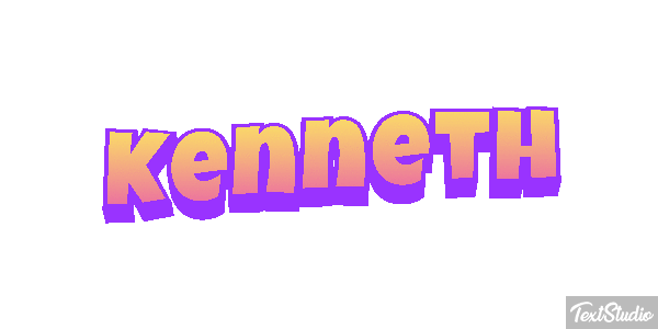 Kenneth Текстовый эффект