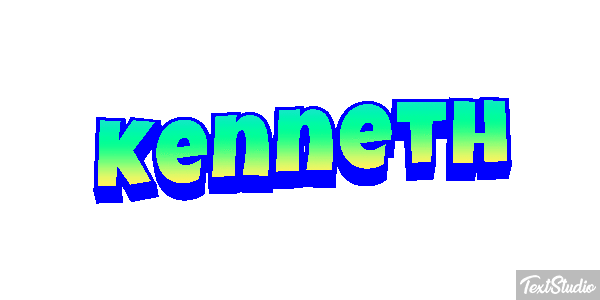Kenneth Текстовый эффект