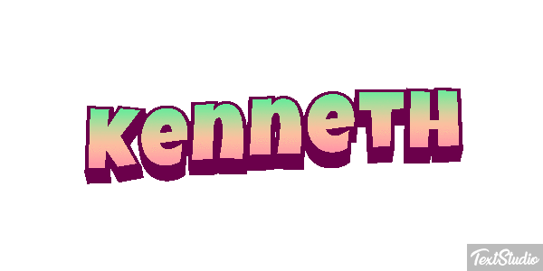 Kenneth Текстовый эффект
