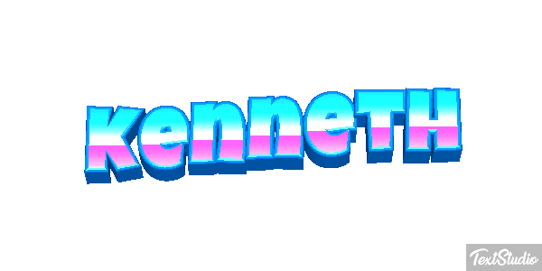 Kenneth Текстовый эффект