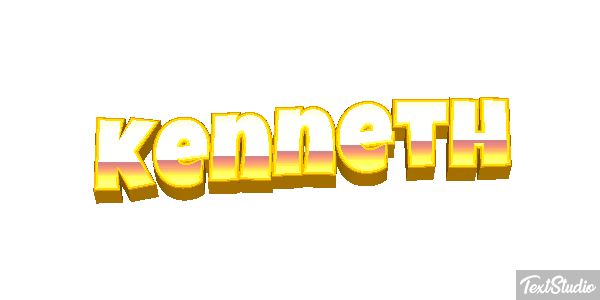 Kenneth Текстовый эффект
