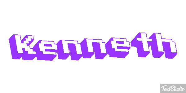Kenneth Текстовый эффект