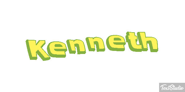 Kenneth Текстовый эффект