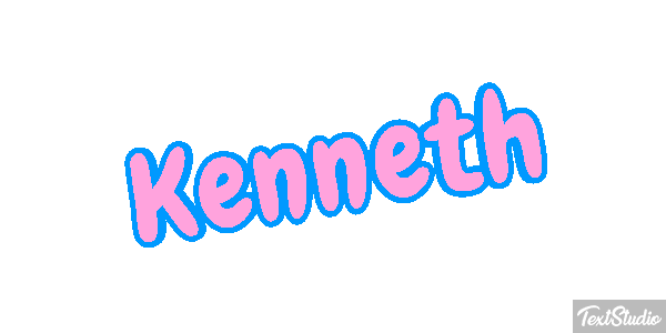 Kenneth Текстовый эффект