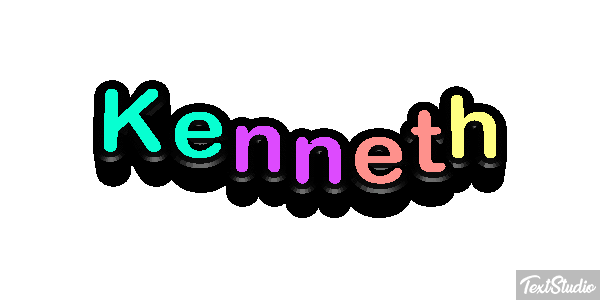Kenneth Текстовый эффект