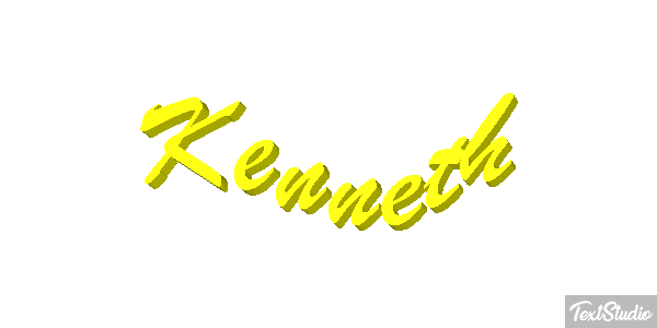 Kenneth Текстовый эффект