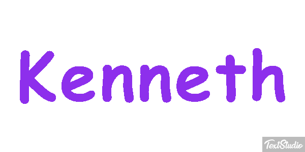 Kenneth Текстовый эффект