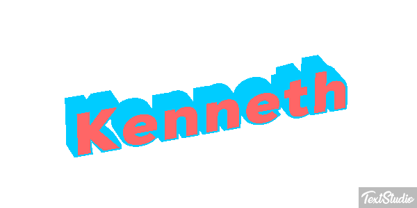 Kenneth Текстовый эффект