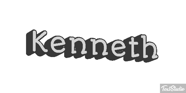 Kenneth Текстовый эффект