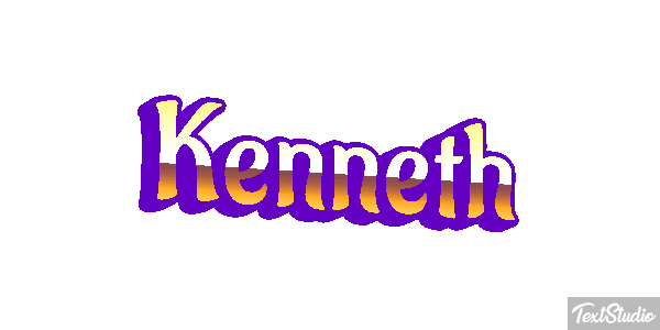 Kenneth Текстовый эффект