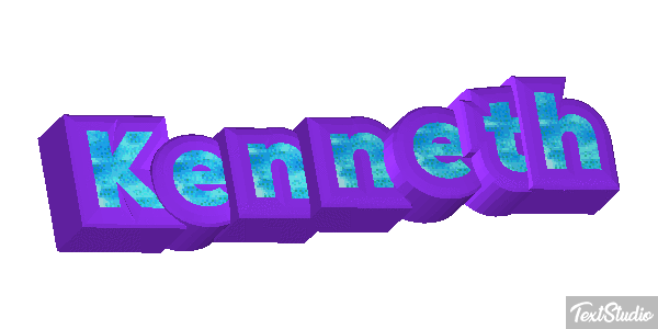 Kenneth Текстовый эффект