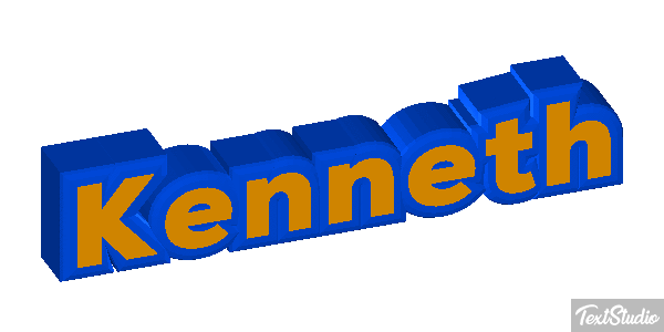 Kenneth Текстовый эффект