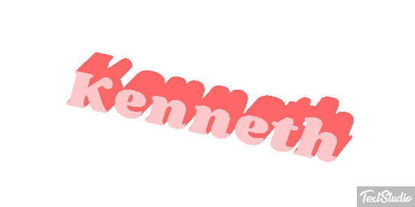 Kenneth Текстовый эффект