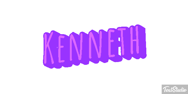 Kenneth Текстовый эффект