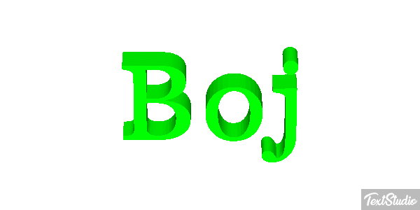 Boj Text effect