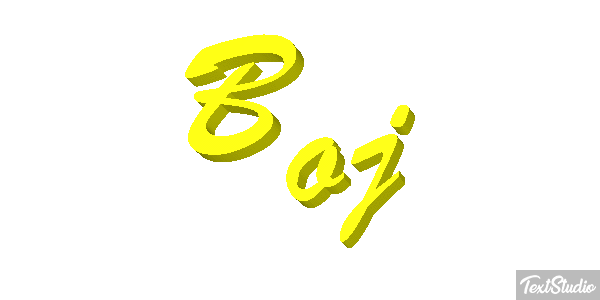 Boj Text effect