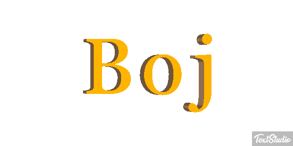 Boj Text effect