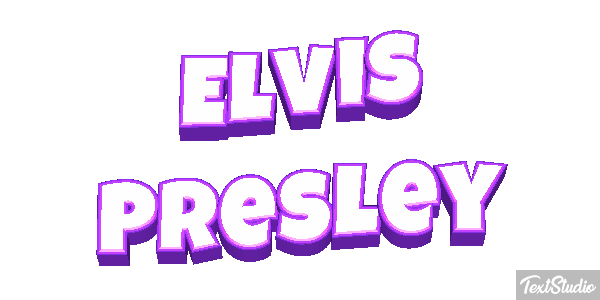 Elvis Presley Efeito do texto
