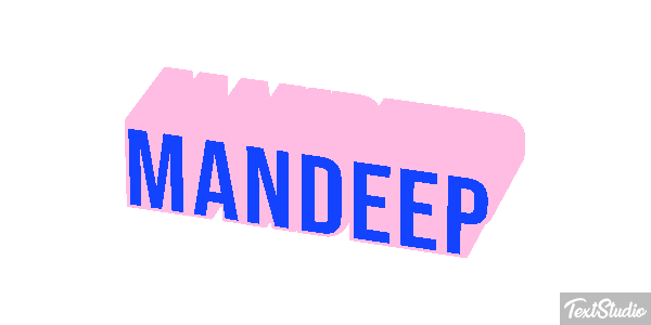 Mandeep テキスト効果