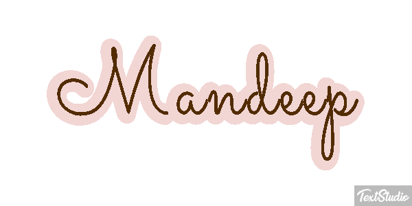 Mandeep テキスト効果