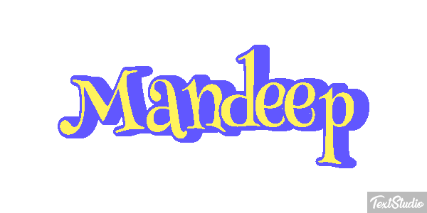 Mandeep テキスト効果
