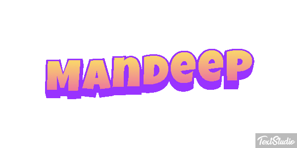Mandeep テキスト効果