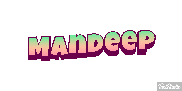 Mandeep テキスト効果