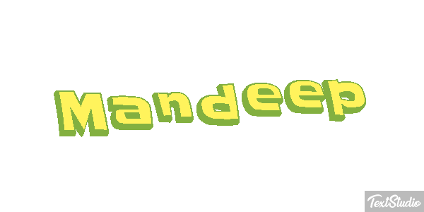 Mandeep テキスト効果
