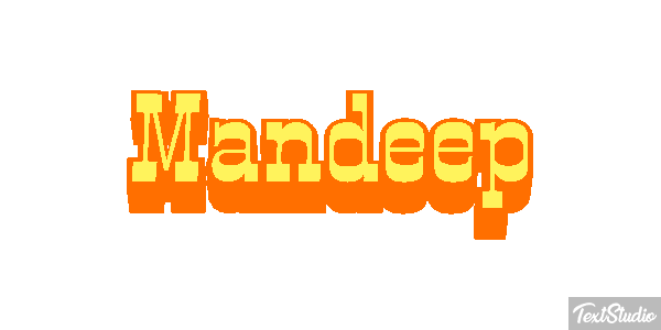 Mandeep テキスト効果