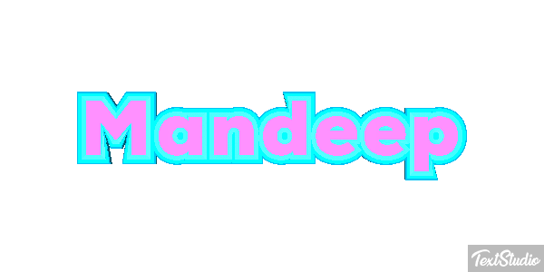 Mandeep テキスト効果