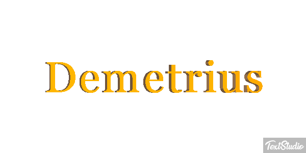 Demetrius Efekt tekstowy