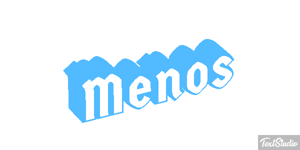Menos Efeito do texto