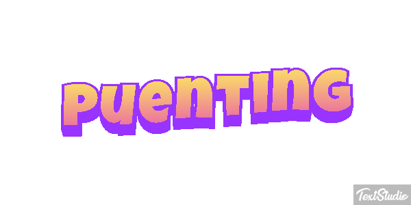 Puenting Text effect