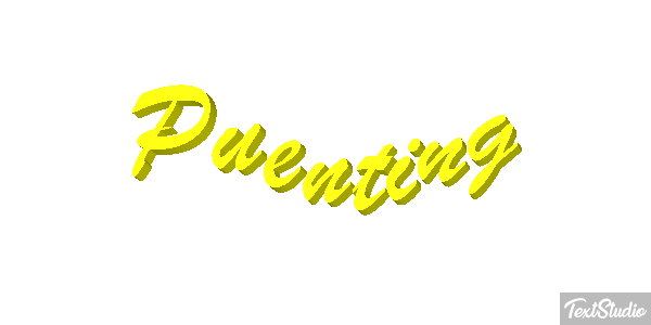 Puenting Text effect