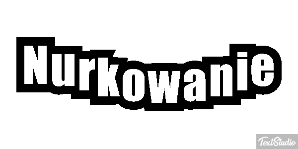 Nurkowanie Efekt tekstowy