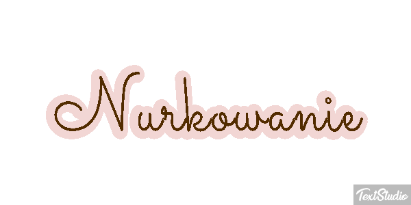 Nurkowanie Efekt tekstowy