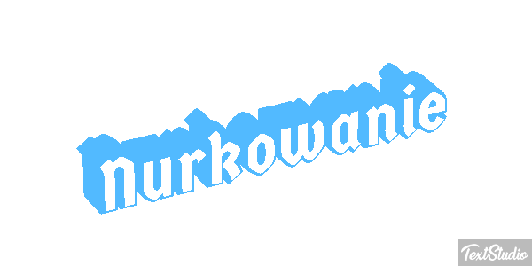 Nurkowanie Efekt tekstowy